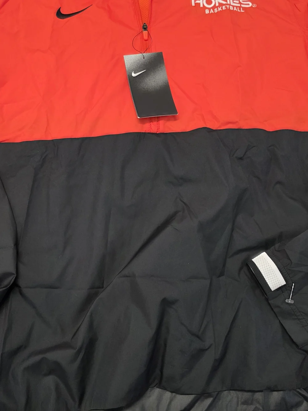 Nike Hokies Basketball Windbreaker Jacket Men's Size Large NWT